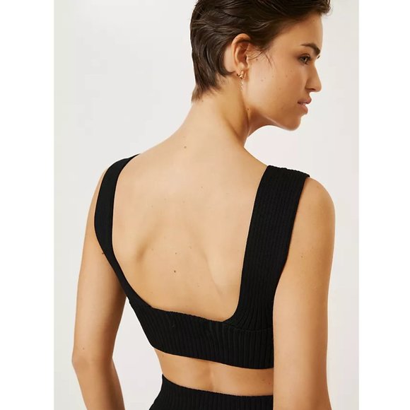 ANTHROPOLOGIE | Knit V-Neck Crop Top | NWT - Picture 8 of 9